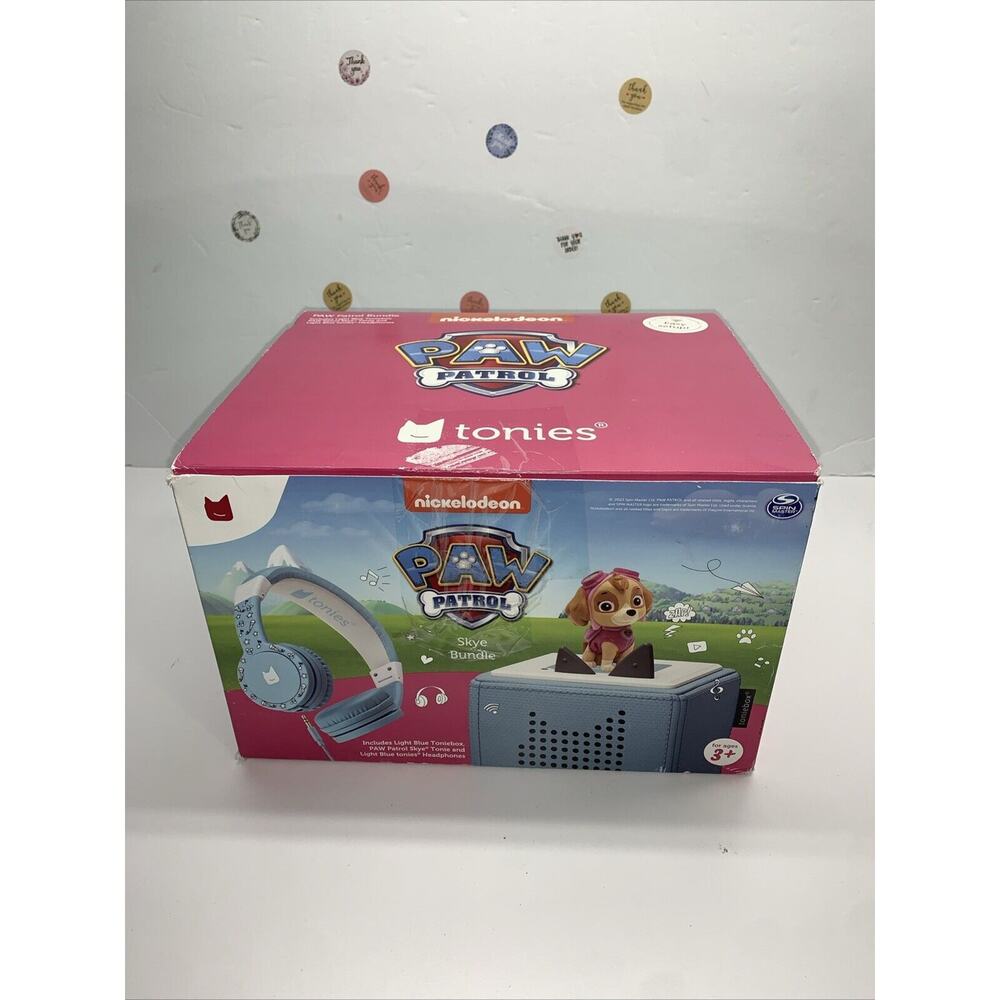 NEW PAW Patrol Tonies Skye Bundle - Pink Kids Headphones & Speaker